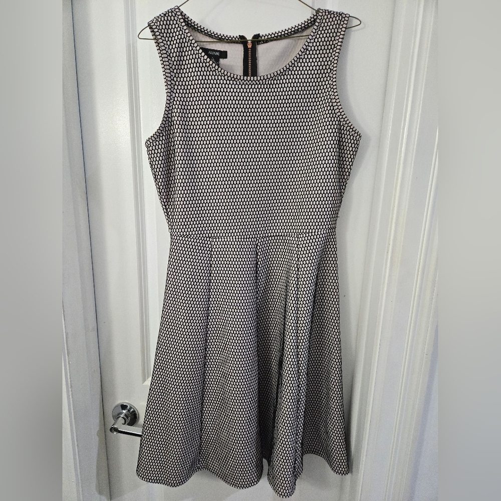 Alfani Pink And Black Sleeveless Dress - Size Small